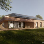 nowoczesny dom z atrium