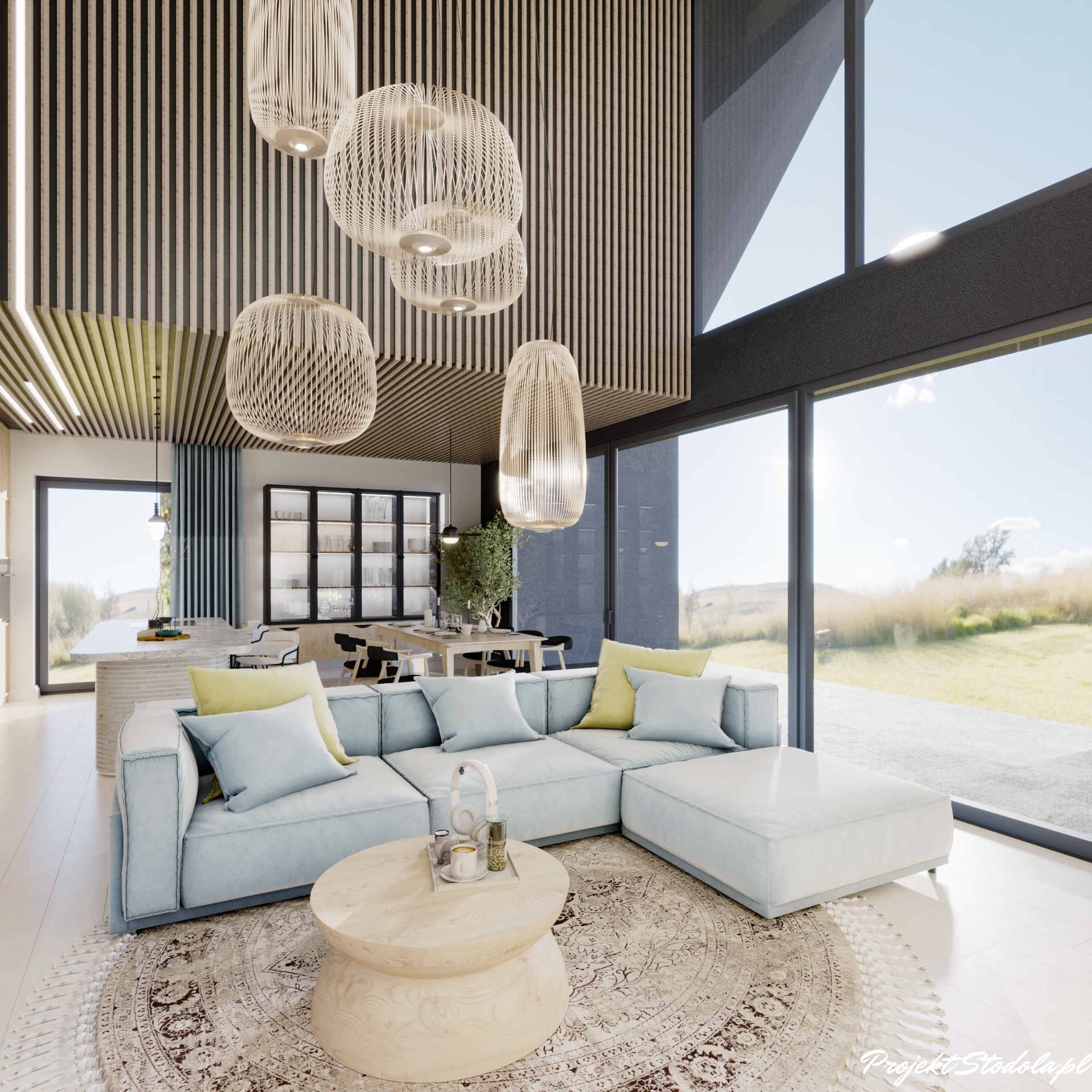 Projekt Stodoła L Compact wysoki salon (2)