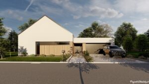 projekty domów parterowych